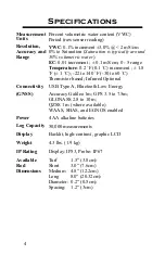 Preview for 4 page of Spectrum Technologies FIELDSCOUT 6435 Product Manual