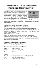 Preview for 27 page of Spectrum Technologies FIELDSCOUT 6435 Product Manual