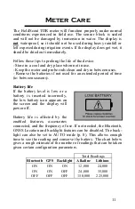 Preview for 11 page of Spectrum Technologies Fieldscout TDR 350 Product Manual