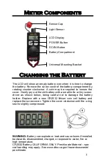 Preview for 3 page of Spectrum Technologies LIGHTSCOUT 3415A Product Manual