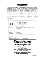 Предварительный просмотр 40 страницы Spectrum Technologies WatchDog 2400 Product Manual