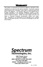 Preview for 12 page of Spectrum Technologies WatchDog 3305ADD Product Manual