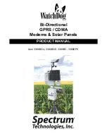 Preview for 1 page of Spectrum Technologies WatchDog 3388BC Product Manual