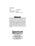 Preview for 4 page of Spectrum Technologies WatchDog 3670I Product Manual