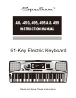 Spectrum AIL-450 Instruction Manual preview