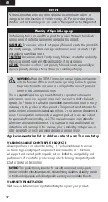 Предварительный просмотр 2 страницы Spectrum AR410 User Manual