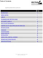 Preview for 5 page of Spectrum D201 Q6055-E-BD Series Installation Manual