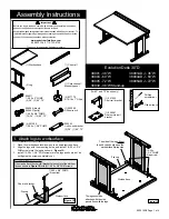 Spectrum Evolution Computer Desk Assembly Instructions предпросмотр