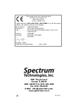 Preview for 28 page of Spectrum Fieldscout 2265FS Product Manual