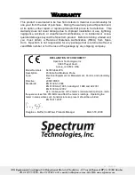 Preview for 20 page of Spectrum FIELDSCOUT TDR 100 Product Manual