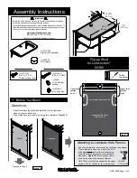 Preview for 1 page of Spectrum Flip-up Shelf for Link Lectern Assembly & Instruction Manual