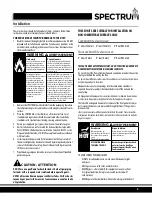 Preview for 5 page of Spectrum GCB-24R Installation And Operating Instruction Manual