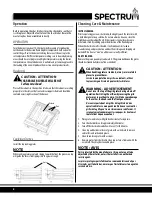 Preview for 8 page of Spectrum GCB-24R Installation And Operating Instruction Manual