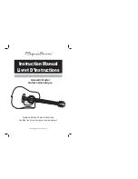 Spectrum guitar Instruction Manual preview
