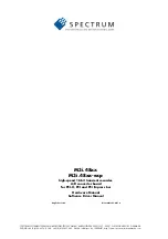 Preview for 1 page of Spectrum M3i.4830 Hardware Manual