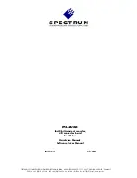 Preview for 1 page of Spectrum MI.2020 Hardware Manual, Software Driver Manual