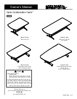 Предварительный просмотр 1 страницы Spectrum Optio series Owner'S Manual