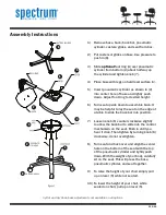 Spectrum Oxford Series Assembly Instructions Manual предпросмотр