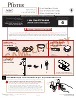 Spectrum PFISTER Colfax LG42-COL0 Quick Installation Manual preview