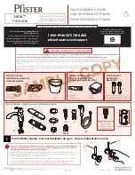 Preview for 1 page of Spectrum Pfister Lima F-034-4LM Quick Installation Manual