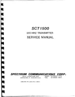 Предварительный просмотр 2 страницы Spectrum SCT1500 Service Manual