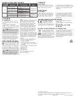 Preview for 2 page of Spectrum SPMWS2000 Instruction Manual