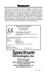 Preview for 16 page of Spectrum WatchDog 3000 Series Product Manual