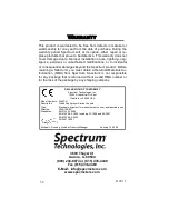 Preview for 32 page of Spectrum WatchDog 3349CN Product Manual