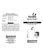 Spectrum WatchDog 3391B Product Manual preview