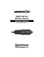 Spectrum WaterScout SMEC 300 Product Manual предпросмотр