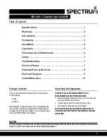 Preview for 3 page of Spectrum Winco EGD-24M Installation And Operating Instruction Manual