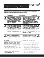 Preview for 2 page of Spectrum Winco EICS-18 Installation And Operating Instruction Manual