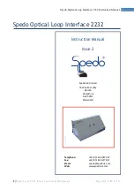 Spedo Issue 2 Instruction Manual preview