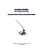 Speech Recognition Solutions SpeechWare TableMike Complete User Manual preview