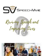 SpeechVive SV1001R User Manual preview