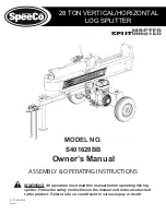 Предварительный просмотр 1 страницы SpeeCo S401628BB Owner'S Manual