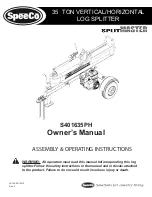 SpeeCo S401635PH Owner'S Manual preview