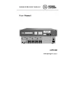 Preview for 1 page of SPEED LEADER LVP8000 User Manual