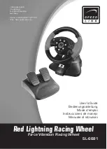 Preview for 1 page of Speed Link Red Lightning Wheel SL-6681 User Manual