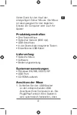 Preview for 2 page of Speed Link SL-6179 User Manual