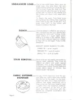 Предварительный просмотр 6 страницы Speed Queen DA6101 Operating Instructions Manual