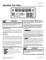 Preview for 12 page of Speed Queen DR7003WG User Manual