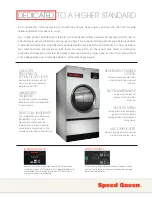 Предварительный просмотр 3 страницы Speed Queen Tumble dryers Brochure & Specs