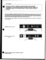 Preview for 2 page of Speed Queen wx40120 Parts And Service Manual