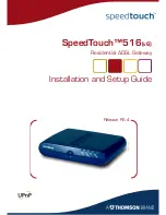 Speed Touch 516 Installation And Setup Manual preview