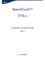 Предварительный просмотр 3 страницы Speed Touch 516 Installation And Setup Manual