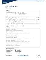 Preview for 477 page of Speed Touch 580 Cli Reference Manual