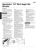 Preview for 2 page of Speedaire 10D230 Operating Instructions & Parts Manual