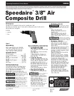 Speedaire 10D240 Operating Instructions & Parts Manual preview