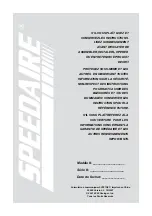 Preview for 34 page of Speedaire 787U81 Operating Instructions & Parts Manual